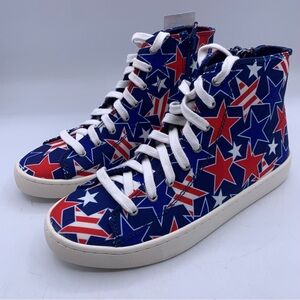 LOUDMOUTH Sydney Stars Red White Blue High Top Sneakers Kids 5M